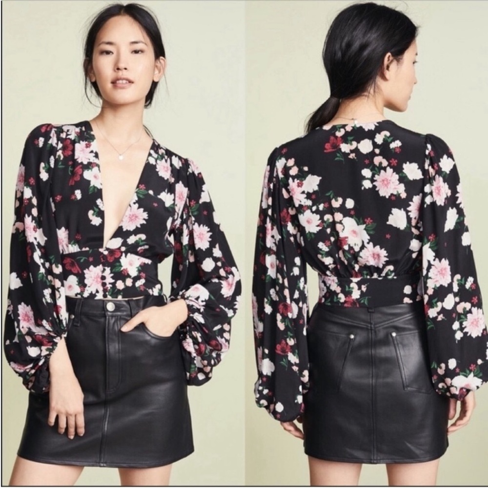 NWT Equipment Sola Silk Floral Blouse